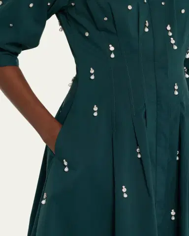 SIMKHAI Jazz Embellished A-Line Midi Dress | Thumbnail 5 SIMKHAI Jazz Embellished A-Line Midi Dress | Thumbnail 5