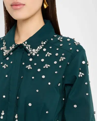 SIMKHAI Jazz Embellished A-Line Midi Dress | Thumbnail 9 SIMKHAI Jazz Embellished A-Line Midi Dress | Thumbnail 9