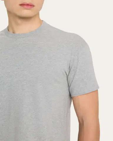 AURALEE Men's Short-Sleeve Cotton T-Shirt | Thumbnail 5