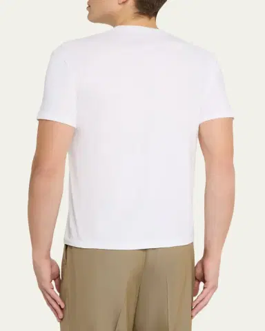 AURALEE Men's Short-Sleeve Cotton T-Shirt | Thumbnail 7
