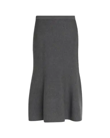 SIMKHAI Atwood Wool Trumpet Midi Skirt | Thumbnail 1 SIMKHAI Atwood Wool Trumpet Midi Skirt | Thumbnail 1