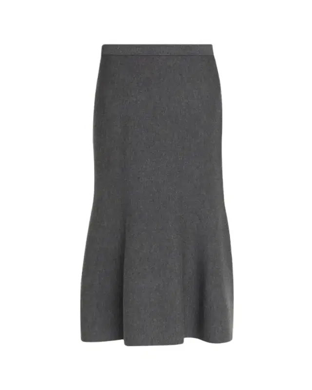 SIMKHAI Atwood Wool Trumpet Midi Skirt