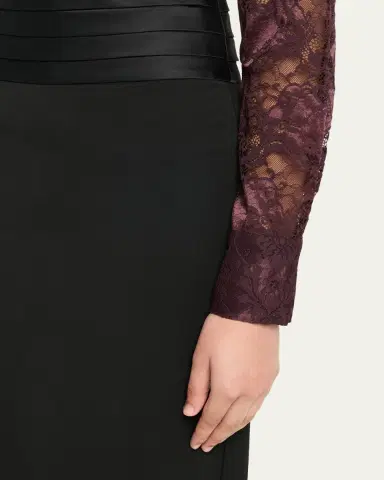 L'AGENCE Honesty Cummerbund Maxi Skirt | Thumbnail 5 L'AGENCE Honesty Cummerbund Maxi Skirt | Thumbnail 5