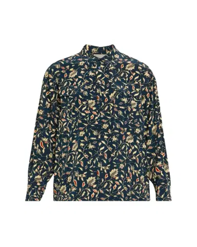 Ulla Johnson Soren Floral Silk Button-Front Shirt | Thumbnail 1