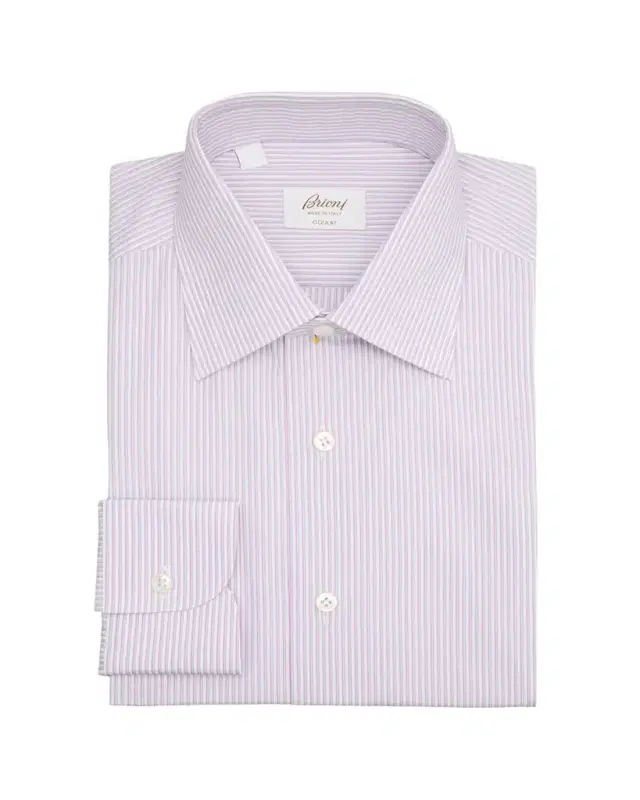 Men's Giza 87 Cotton Multi-Stripe Dress Shirt