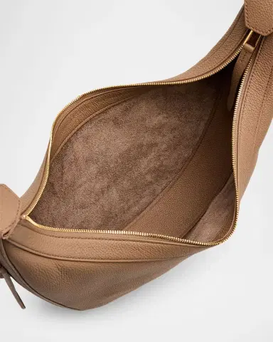 Khaite Augustina Small Zip Calfskin Crossbody Bag | Thumbnail 11