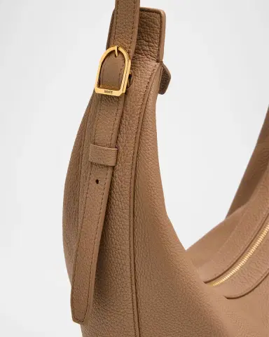Khaite Augustina Small Zip Calfskin Crossbody Bag | Thumbnail 13