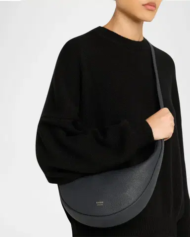 Khaite Augustina Small Zip Calfskin Crossbody Bag | Thumbnail 4