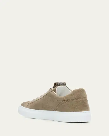 Brunello Cucinelli Monili Suede Low-Top Sneakers | Thumbnail 4 Brunello Cucinelli Monili Suede Low-Top Sneakers | Thumbnail 4