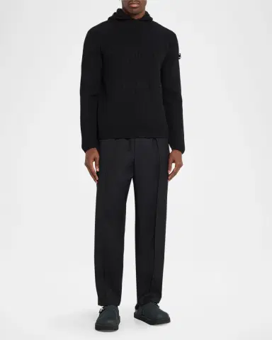 Moncler Genius x JIL SANDER Men's Wool Rib Hoodie | Thumbnail 11 Moncler Genius x JIL SANDER Men's Wool Rib Hoodie | Thumbnail 11