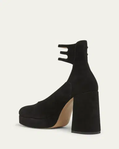 Chloé Loti Suede Platform Block-Heel Pumps | Thumbnail 4 Chloé Loti Suede Platform Block-Heel Pumps | Thumbnail 4