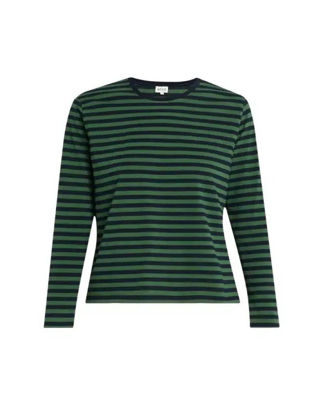 The odern Striped Long-Sleeve T-Shirt