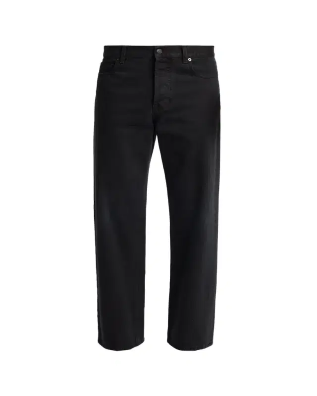 Men's Rossen Straight-Leg Black Denim Jeans
