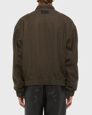 Helmut Lang Men's Belted Wool-Blend Bomber Jacket | Thumbnail 6