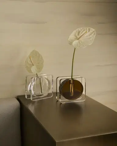 Greg Natale Caldera Crystal Vase, 6" | Thumbnail 3