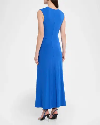SIMKHAI Acacia Sleeveless Ruched Dress | Thumbnail 7