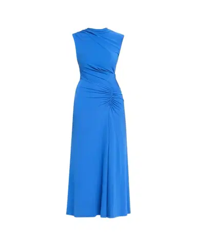 SIMKHAI Acacia Sleeveless Ruched Dress | Thumbnail 1