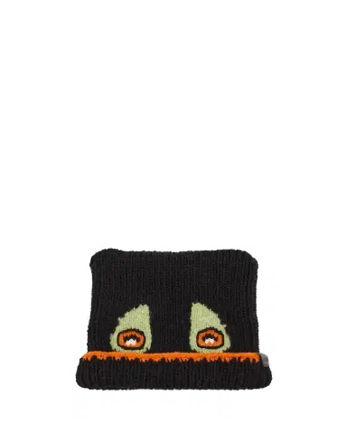 Loewe Men's Futurist Cats Ribbed Wool-Blend Beanie Hat | Thumbnail 1 Loewe Men's Futurist Cats Ribbed Wool-Blend Beanie Hat | Thumbnail 1