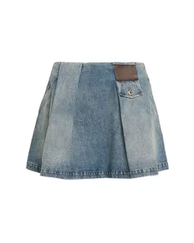 Loewe Pleated Mini Skirt | Thumbnail 1 Loewe Pleated Mini Skirt | Thumbnail 1