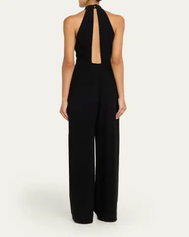 A.L.C. Lucie Wide-Leg Halter Jumpsuit | Thumbnail 3 A.L.C. Lucie Wide-Leg Halter Jumpsuit | Thumbnail 3