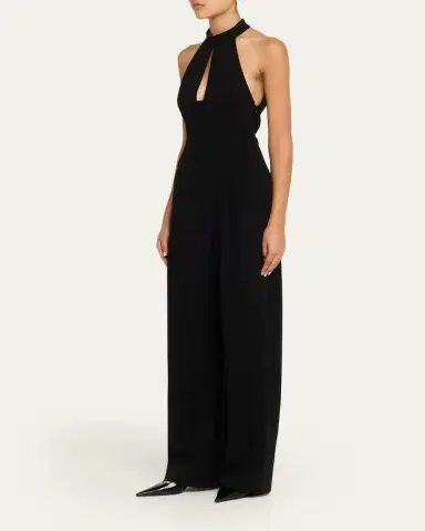 A.L.C. Lucie Wide-Leg Halter Jumpsuit | Thumbnail 4 A.L.C. Lucie Wide-Leg Halter Jumpsuit | Thumbnail 4