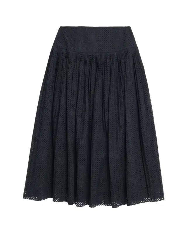 Nalla A-Line Cotton Midi Skirt