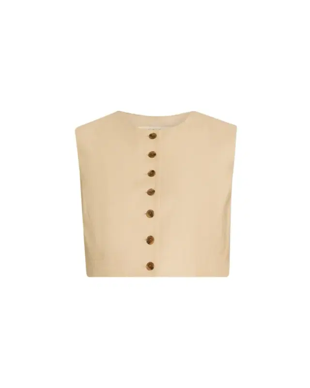 Heirlome Danielle Silk Tussah Crop Top