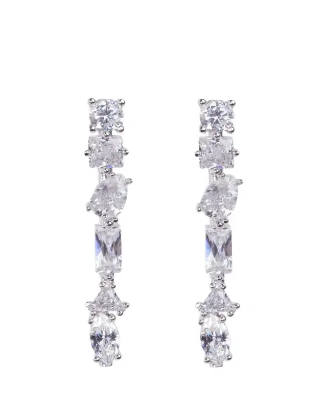 Nickho Rey Julie M Earrings, White
