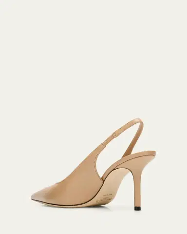 Jimmy Choo 85mm Love Leather Slingback Pumps | Thumbnail 4