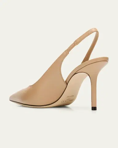 Jimmy Choo 85mm Love Leather Slingback Pumps | Thumbnail 8