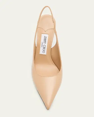Jimmy Choo 85mm Love Leather Slingback Pumps | Thumbnail 10