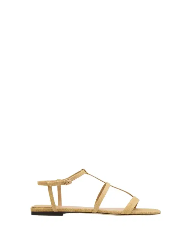 Jimmy Choo Gwyn Canvas Flat Sandals