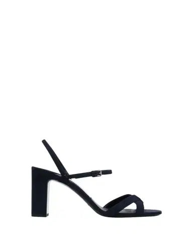 Jimmy Choo 85mm Elsy Suede Block-Heel Sandals | Thumbnail 1