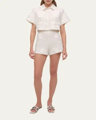 Simkhai Callie Floral Camp Shirt | Thumbnail 2