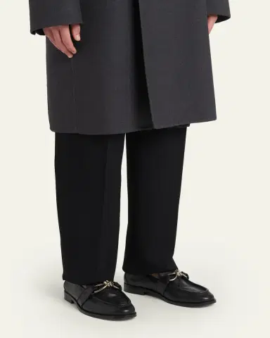 Bottega Veneta Men's Astaire Metallic Knot Napa Loafers | Thumbnail 2