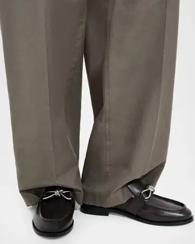 Bottega Veneta Men's Astaire Metallic Knot Napa Loafers | Thumbnail 11