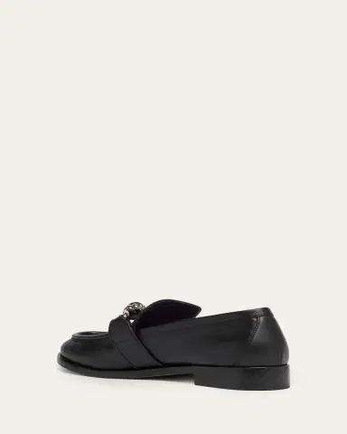 Bottega Veneta Men's Astaire Metallic Knot Napa Loafers | Thumbnail 4