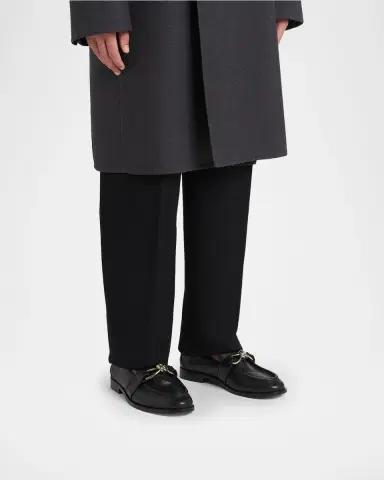 Bottega Veneta Men's Astaire Metallic Knot Napa Loafers | Thumbnail 6