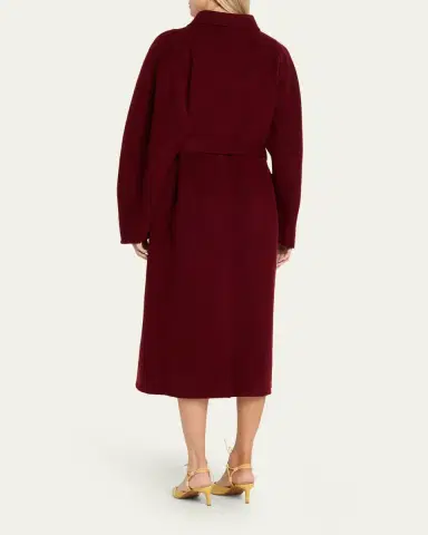 Ulla Johnson Lisbeth Long Wool-Blend Coat | Thumbnail 3