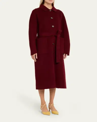 Ulla Johnson Lisbeth Long Wool-Blend Coat | Thumbnail 4