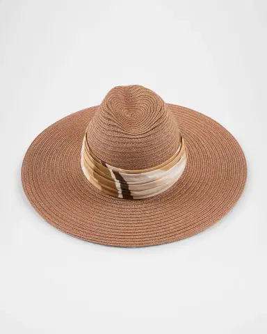 Eugenia Kim Emmanuelle Vented Hemp Packable Fedora Hat | Thumbnail 2