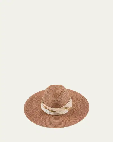 Eugenia Kim Emmanuelle Vented Hemp Packable Fedora Hat | Thumbnail 3