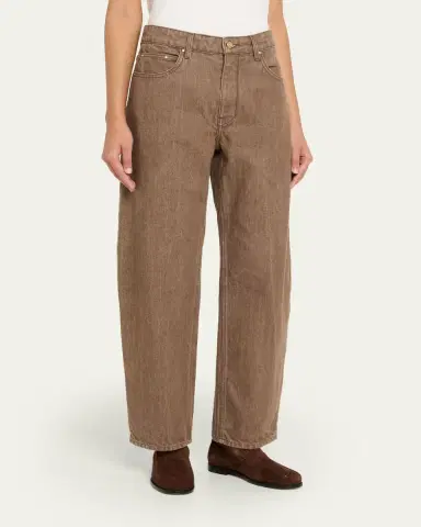 OSSOU Rider Low-Rise Relaxed Ankle Jeans | Thumbnail 4