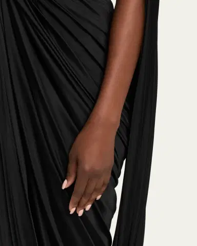 Loewe Draped Asymmetric Looped-Panel Dress | Thumbnail 5 Loewe Draped Asymmetric Looped-Panel Dress | Thumbnail 5