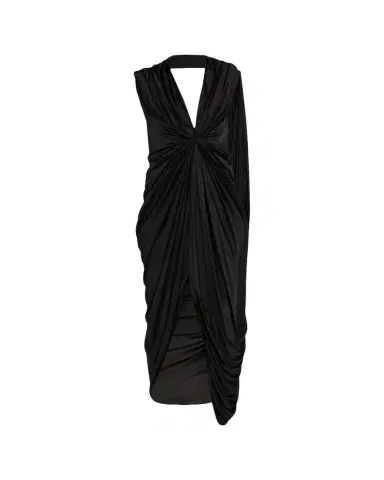 Loewe Draped Asymmetric Looped-Panel Dress | Thumbnail 1 Loewe Draped Asymmetric Looped-Panel Dress | Thumbnail 1