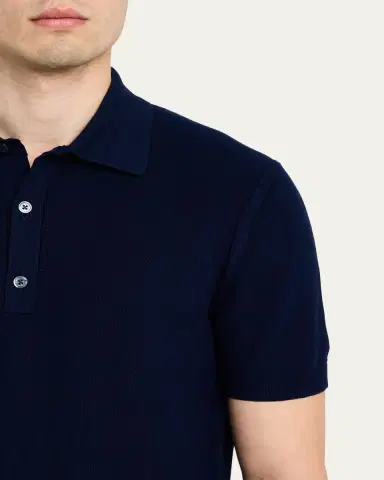 Tom Ford Men's Classic-Fit Cotton Pique Polo Shirt | Thumbnail 13 Tom Ford Men's Classic-Fit Cotton Pique Polo Shirt | Thumbnail 13
