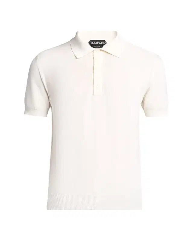 TOM FORD Men's Classic-Fit Cotton Pique Polo Shirt