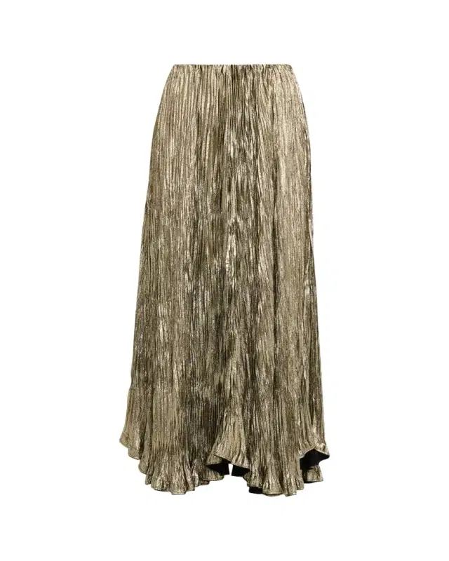 Elsa Pleated Maxi Skirt