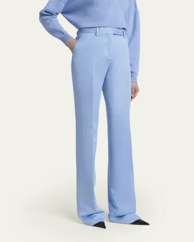 Tom Ford Cotton Velvet Straight-Leg Pants | Thumbnail 4