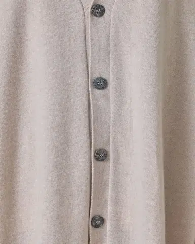 Eskandar Cashmere Wide V Neck Cardigan - 3/4 Length | Thumbnail 10 Eskandar Cashmere Wide V Neck Cardigan - 3/4 Length | Thumbnail 10